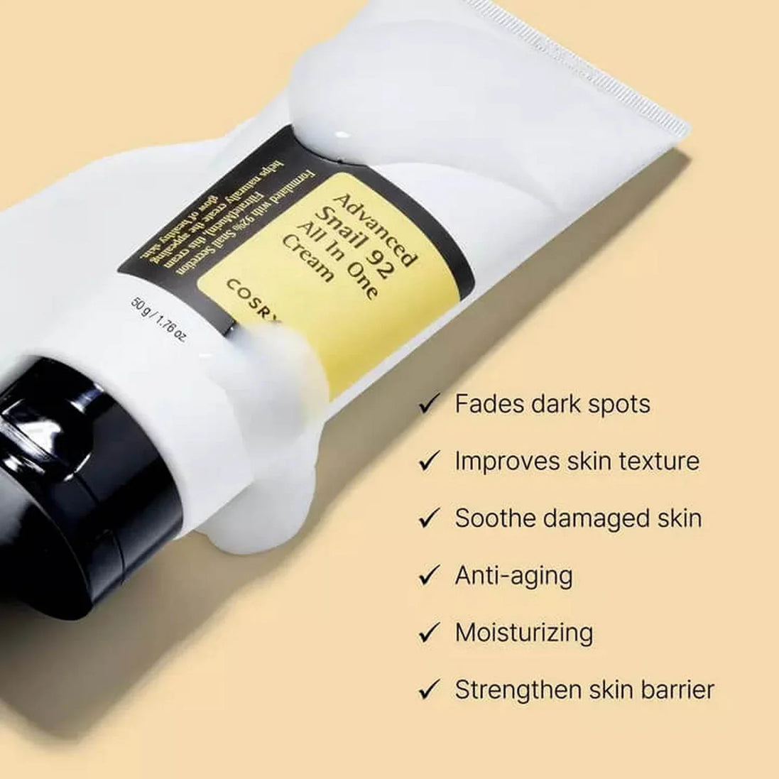 Advanced Snail 92 All In One Cream Tube [50ml]