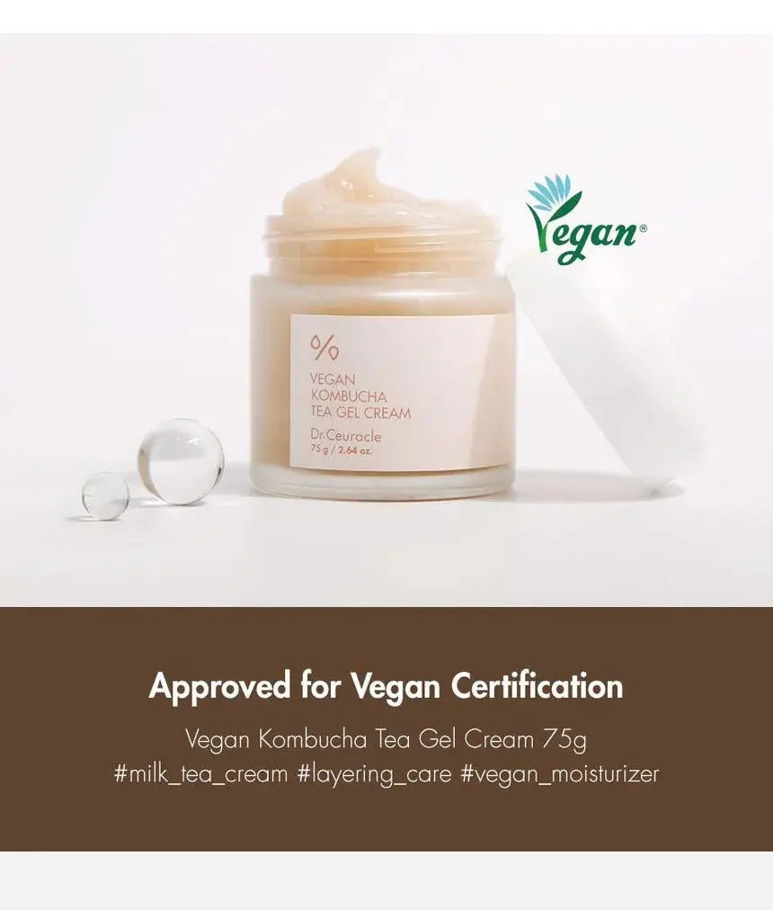 Dr. Ceuracle – Vegan Kombucha Tea Gel Cream, 75g Dr. Ceuracle