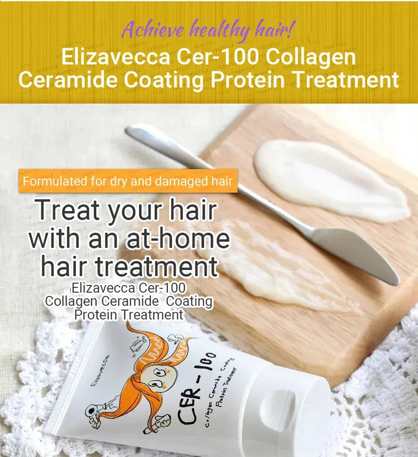 Elizavecca – CER-100 Collagen Ceramide Coating Protein Treatment, 100ml Elizavecca