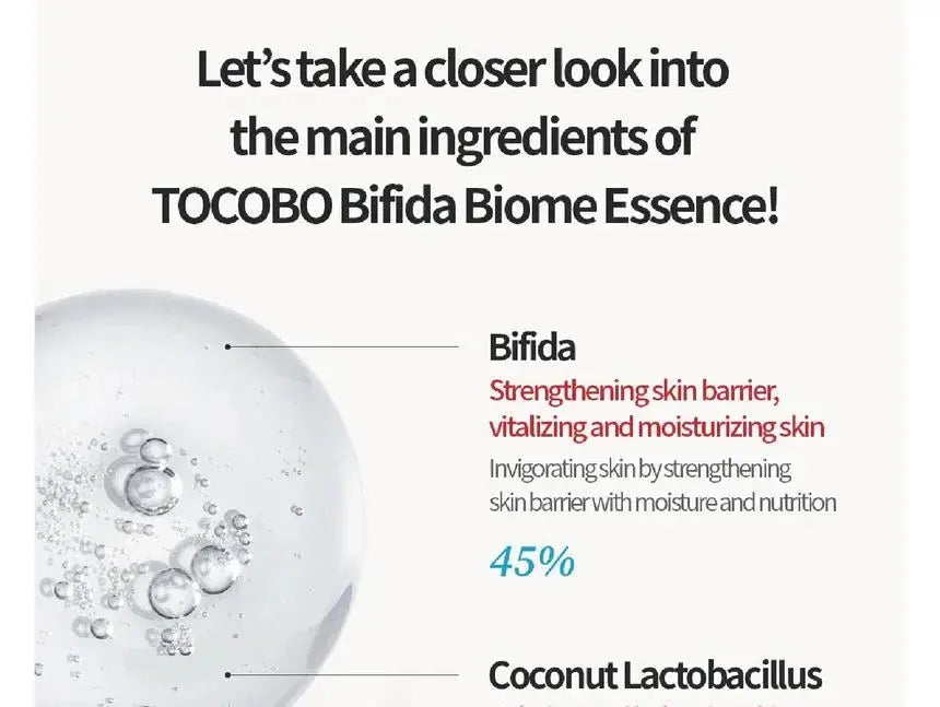TOCOBO - Bifida Biome Essence, 50ml × 1 TOCOBO