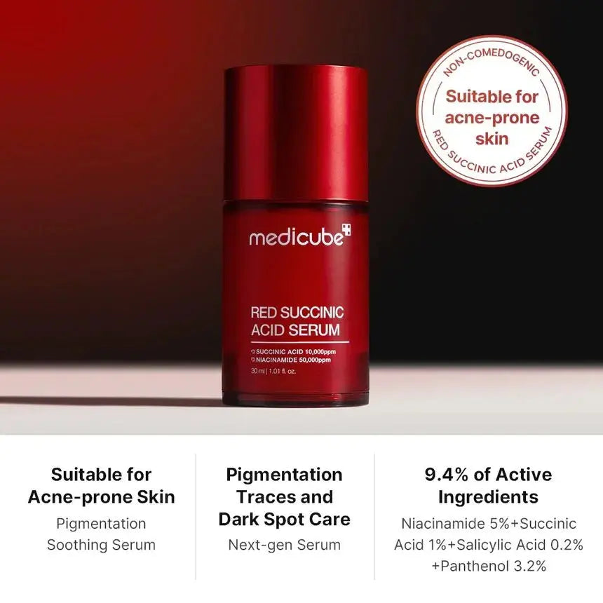 Medicube - Red Succinic Acid Serum, 30ml Medicube