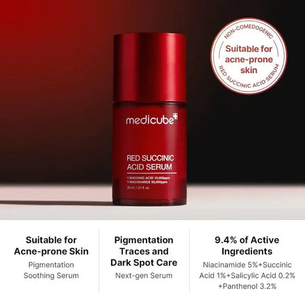 Medicube - Red Succinic Acid Serum, 30ml Medicube