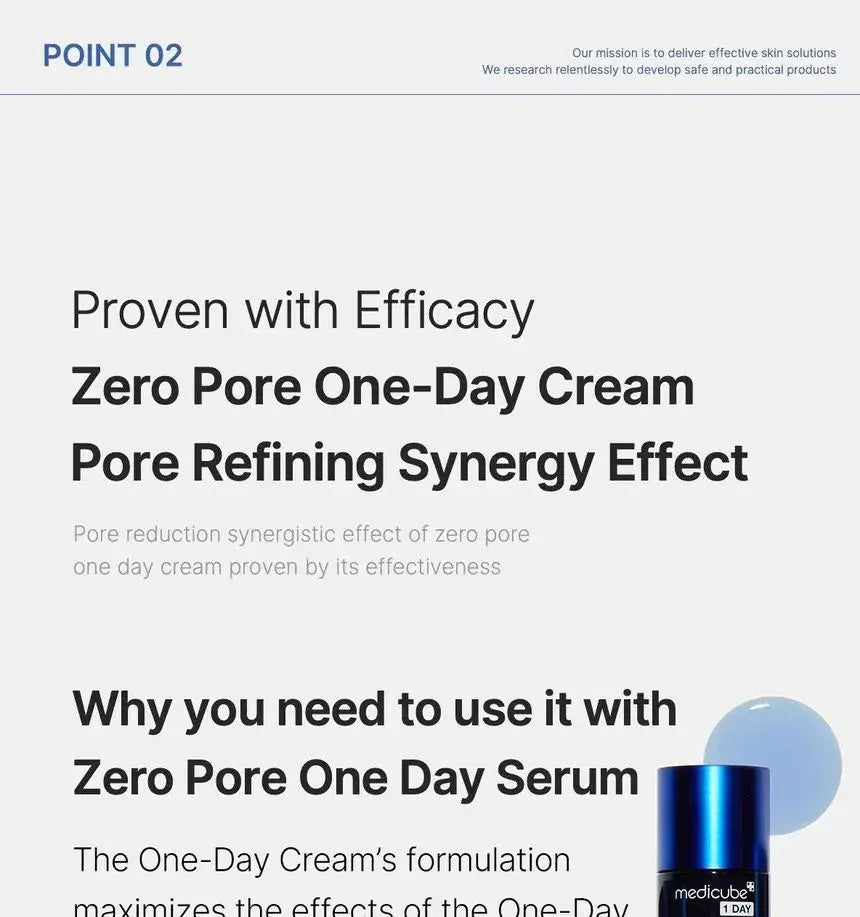 Medicube - Zero Pore One Day Cream - 50ml Medicube