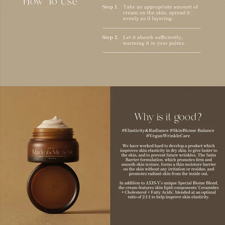 AXIS-Y – Biome Ultimate Indulging Cream, 55ml/1.85oz AXIS-Y