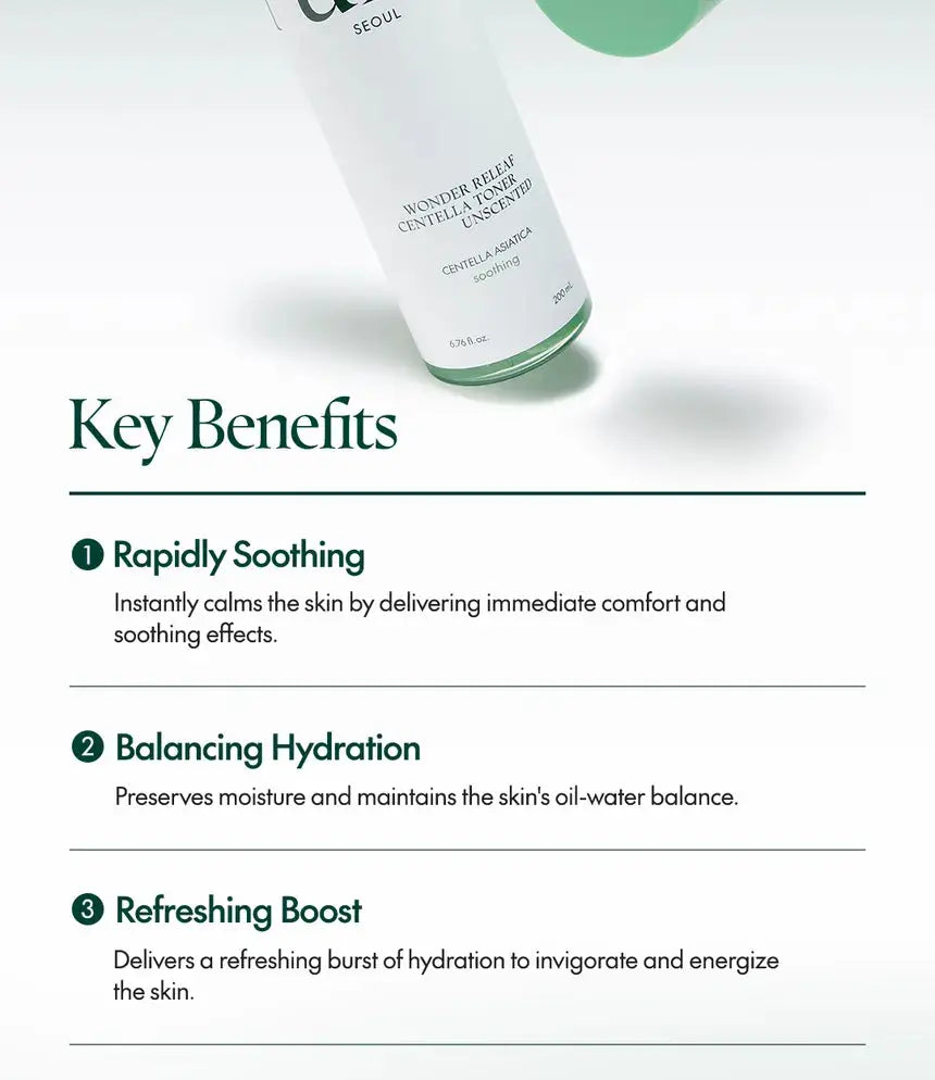 Purito SEOUL - Wonder Releaf Centella Toner, 200ml PURITO