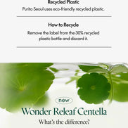 Purito SEOUL - Wonder Releaf Centella Toner, 200ml PURITO