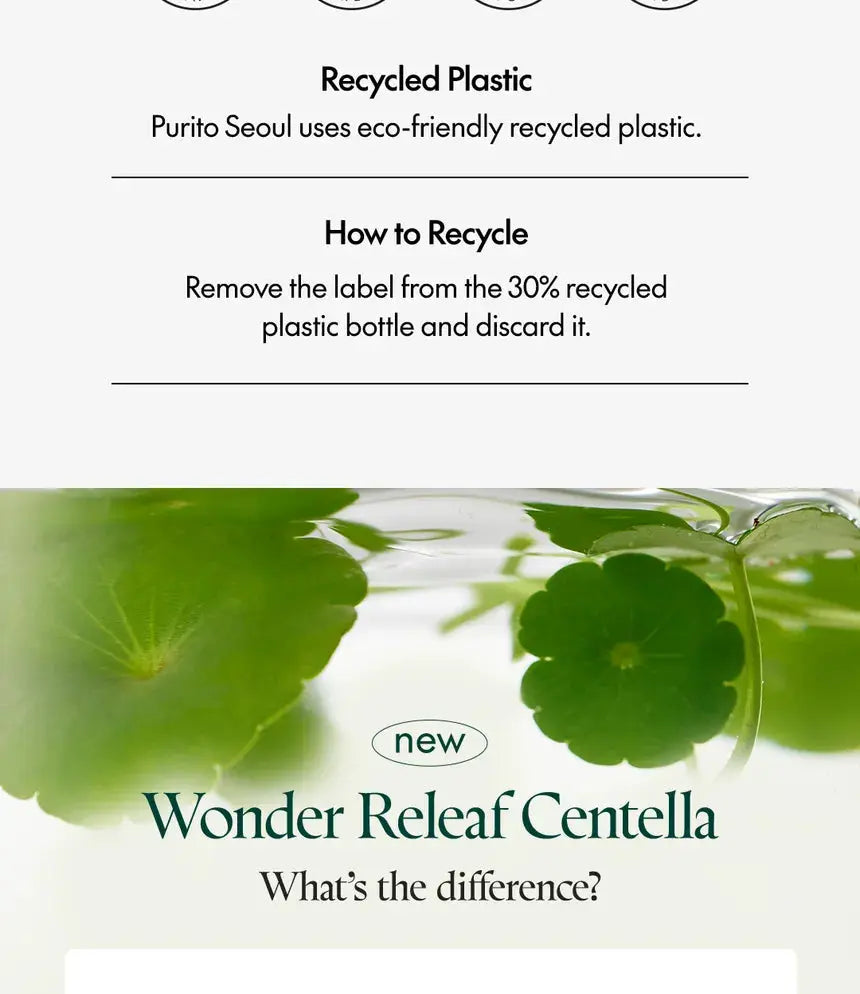 Purito SEOUL - Wonder Releaf Centella Toner, 200ml PURITO