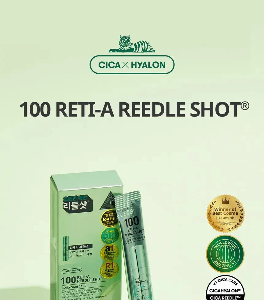VT Cosmetics – Reti-A Reedle Shot 100 Essence, 2mlx10pcs VT Cosmetics