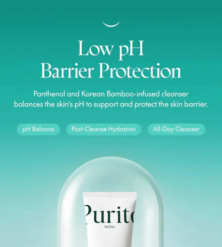 PURITO – Mighty Bamboo Panthenol Cleanser, 150ml PURITO