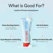 TOCOBO - Coconut Clay Cleansing Foam, 150ml TOCOBO