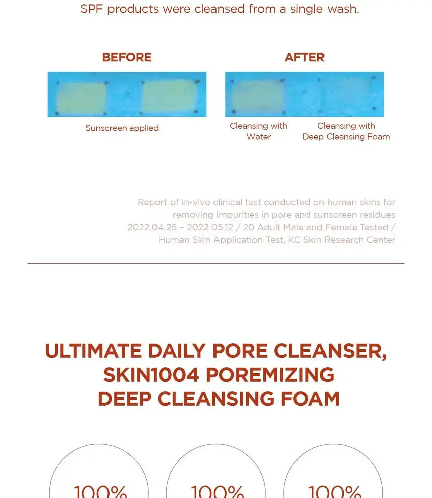 SKIN1004 - Madagascar Centella Poremizing Deep Cleansing Foam, 125ml SKIN1004
