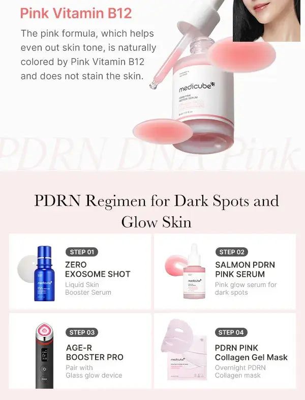 Medicube – PDRN Pink Peptide Serum, 30ml Medicube