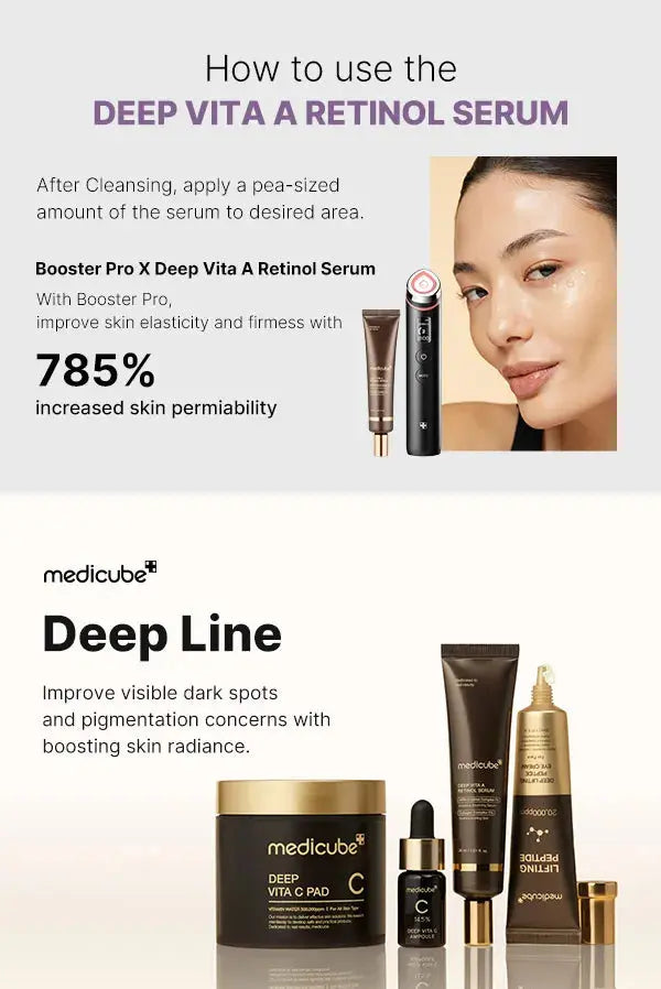 Medicube - Deep Vita A Retinol Serum, 30ml Medicube