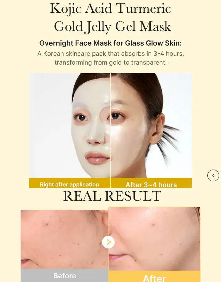Medicube - Kojic Acid Turmeric Brightening Gel Mask - 28g Medicube