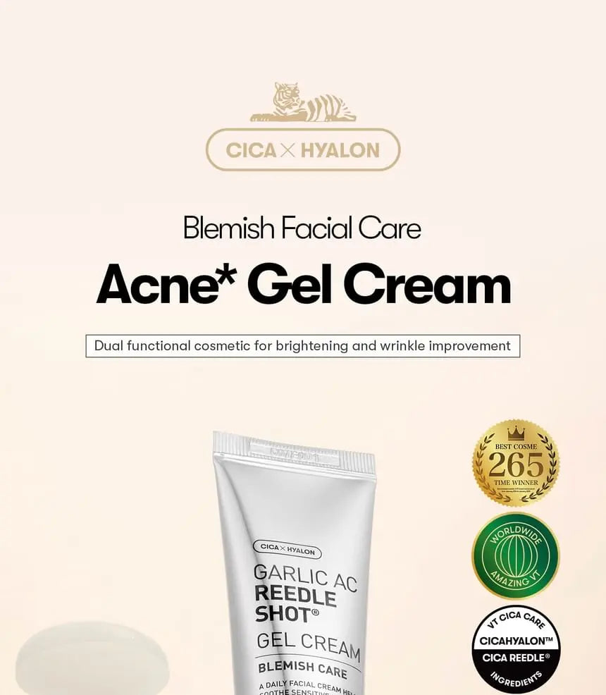 VT Cosmetics – Garlic AC Reedle Shot Gel Cream, 50ml VT Cosmetics