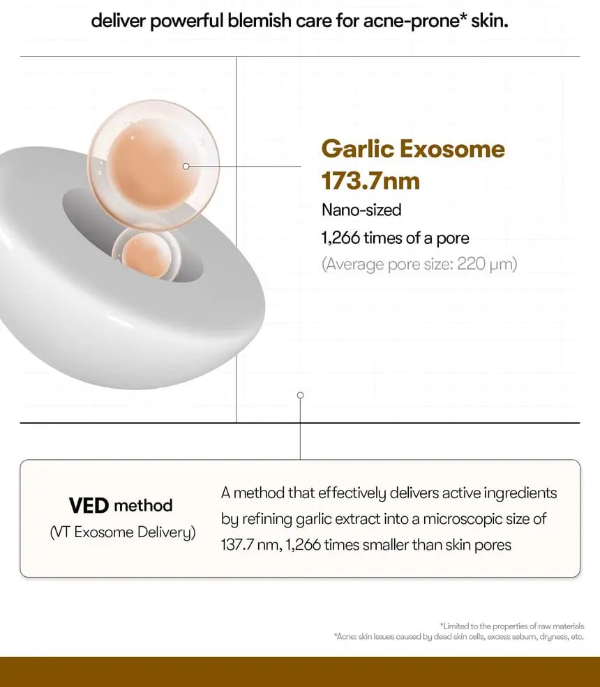 VT Cosmetics – Garlic AC Reedle Shot Gel Cream, 50ml VT Cosmetics