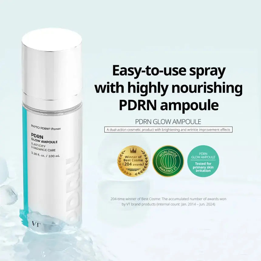 VT Cosmetics – PDRN Glow Ampoule, 100ml VT Cosmetics