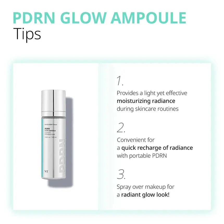 VT Cosmetics – PDRN Glow Ampoule, 100ml VT Cosmetics