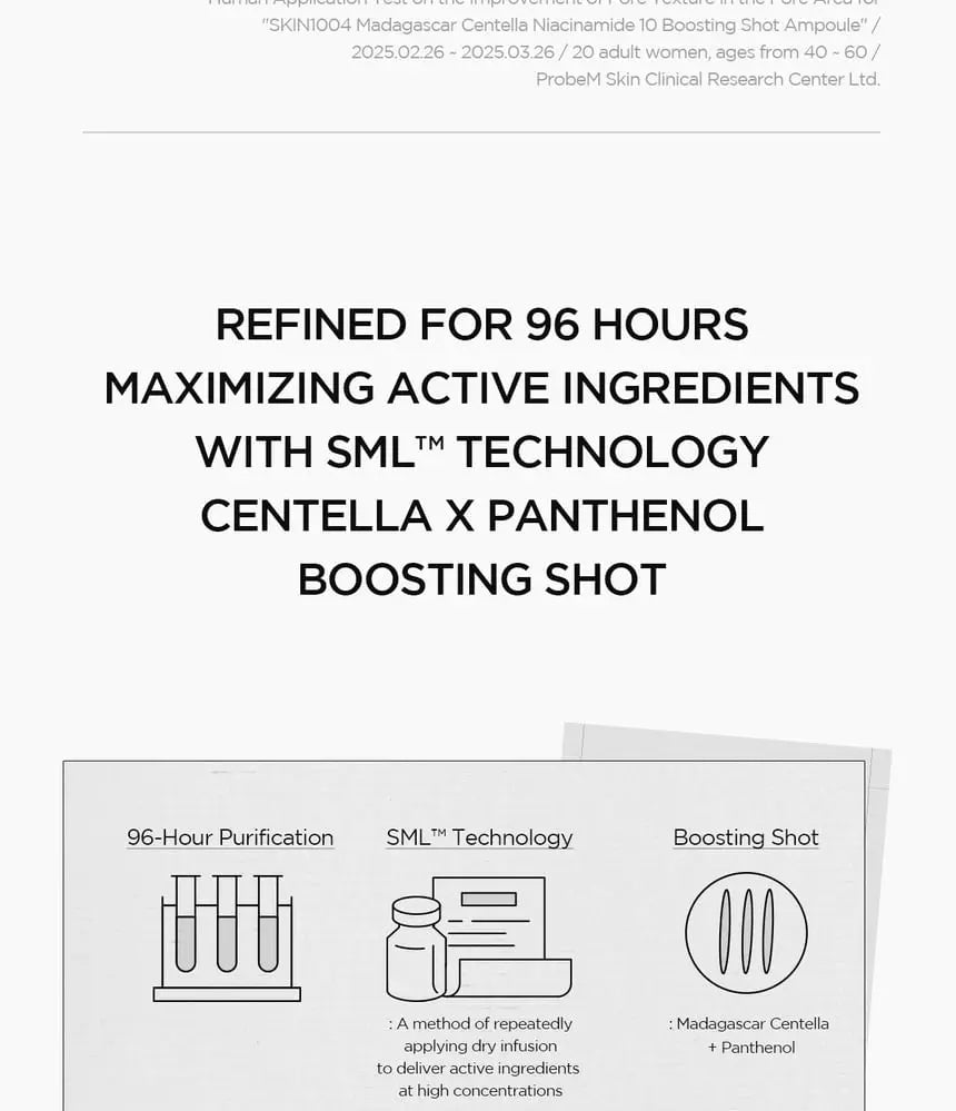 SKIN1004 - Madagascar Centella Niacinamide 10 Boosting Shot Ampoule, 30ml SKIN1004