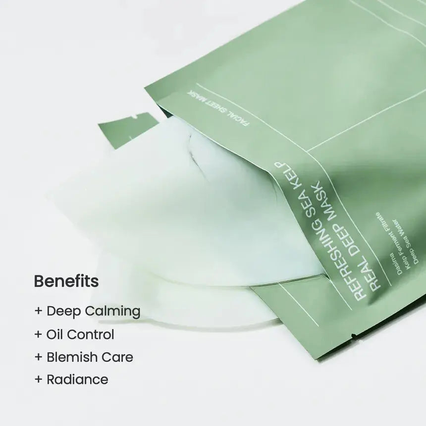 Biodance – Refreshing Sea Kelp Real Deep Mask 1 Box, 34g*4 Biodance