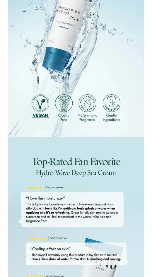PURITO - Hydro Wave Deep Sea Cream, 50ml PURITO
