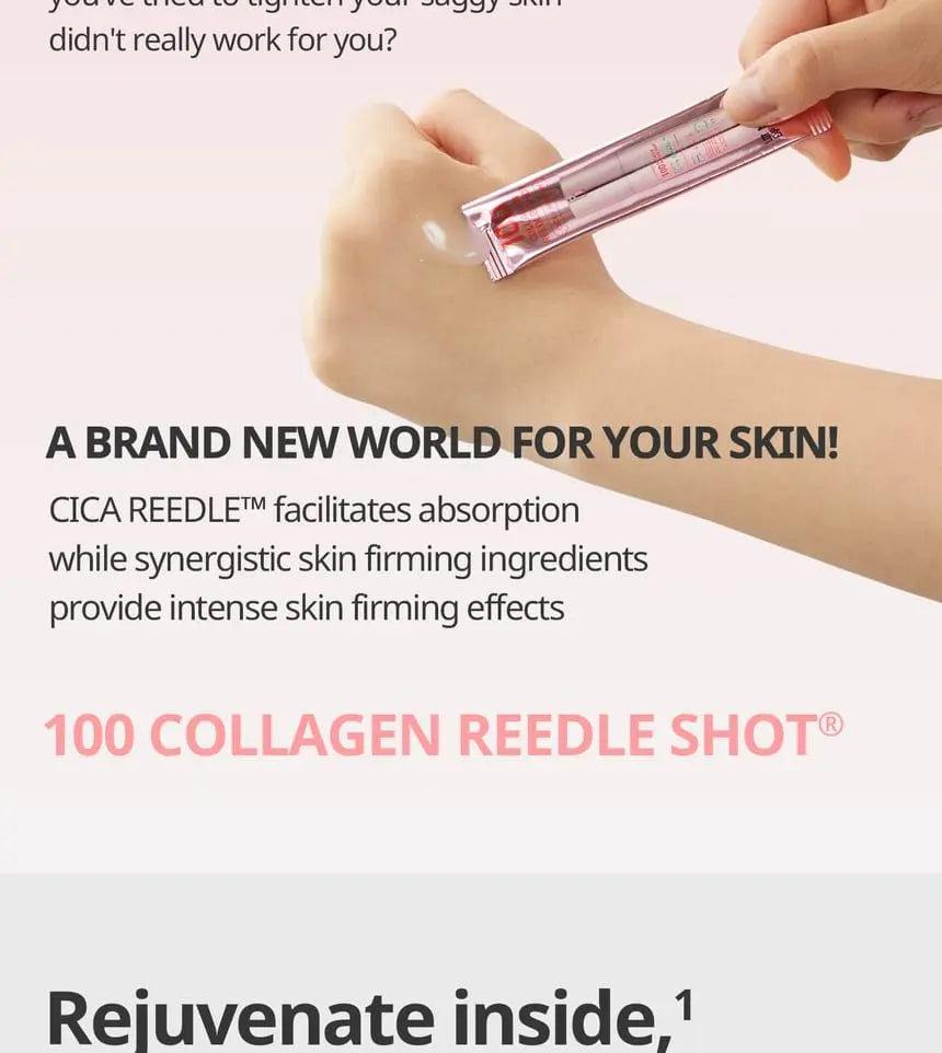 VT Cosmetics – Collagen Reedle Shot 100 Stick Pouch – 2ml*10ea VT Cosmetics