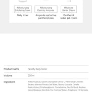 NEEDLY – Daily Toner, 250ml NEEDLY