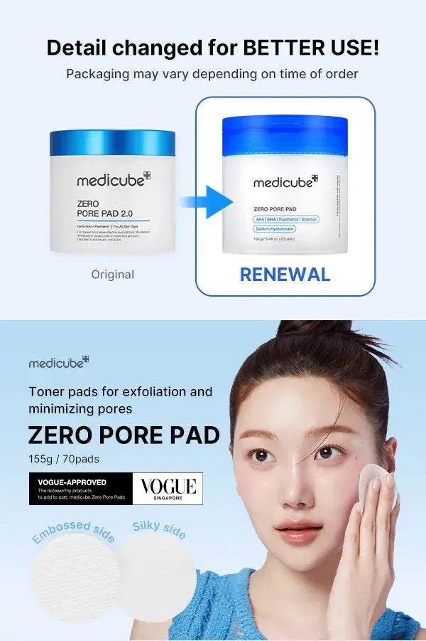 Medicube - Zero Pore Pad 2.0 70 Pcs Medicube