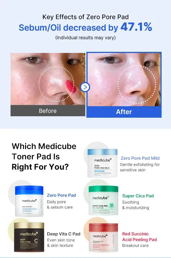 Medicube - Zero Pore Pad 2.0 70 Pcs Medicube