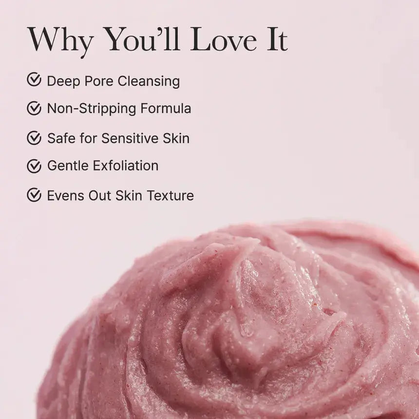 Arencia – Fresh Rosehip Mochi Cleanser, 120g Arencia