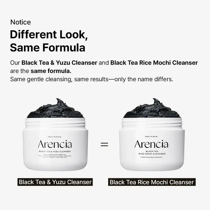 Arencia – Black Tea Rice Mochi Cleanser, 120g Arencia