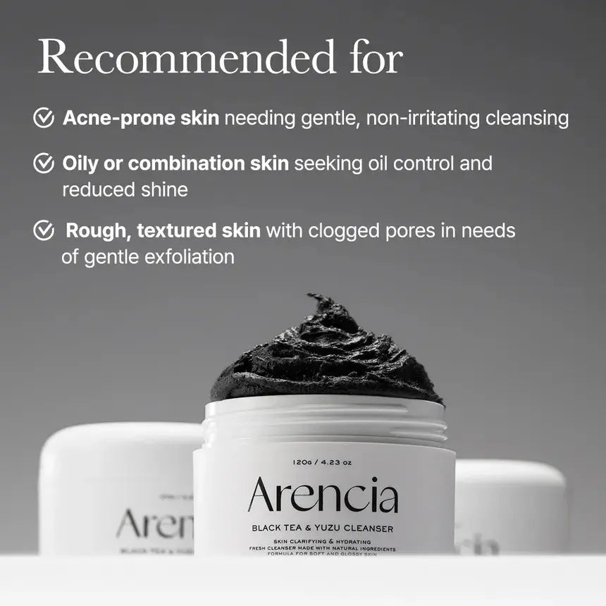 Arencia – Black Tea Rice Mochi Cleanser, 120g Arencia