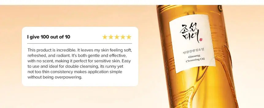 Beauty of Joseon – Ginseng Cleansing Oil, 210ml Beauty of Joseon