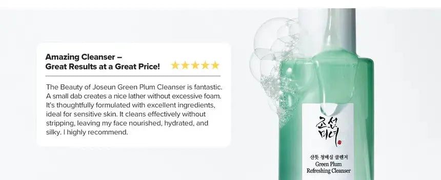 Beauty of Joseon – Green Plum Refreshing Cleanser, 100ml Beauty of Joseon