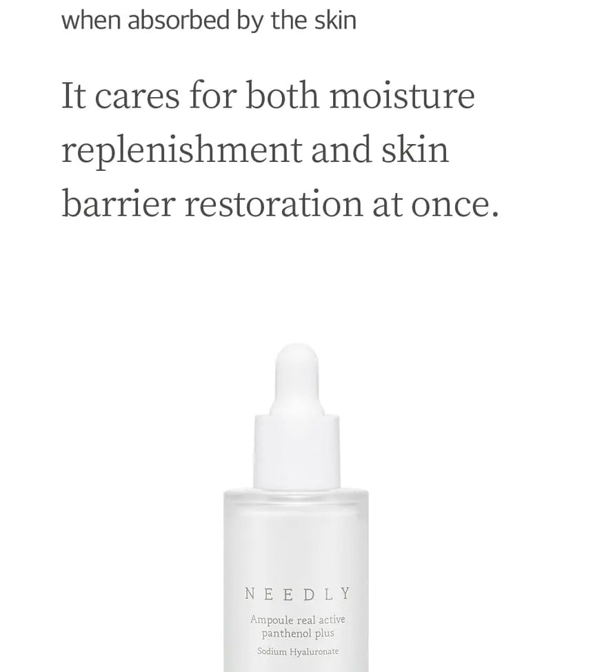 NEEDLY - Ampoule real active panthenol plus, 50ml NEEDLY