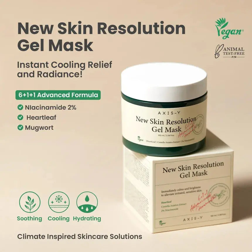 AXIS-Y – New Skin Resolution Gel Mask, 100ml AXIS-Y
