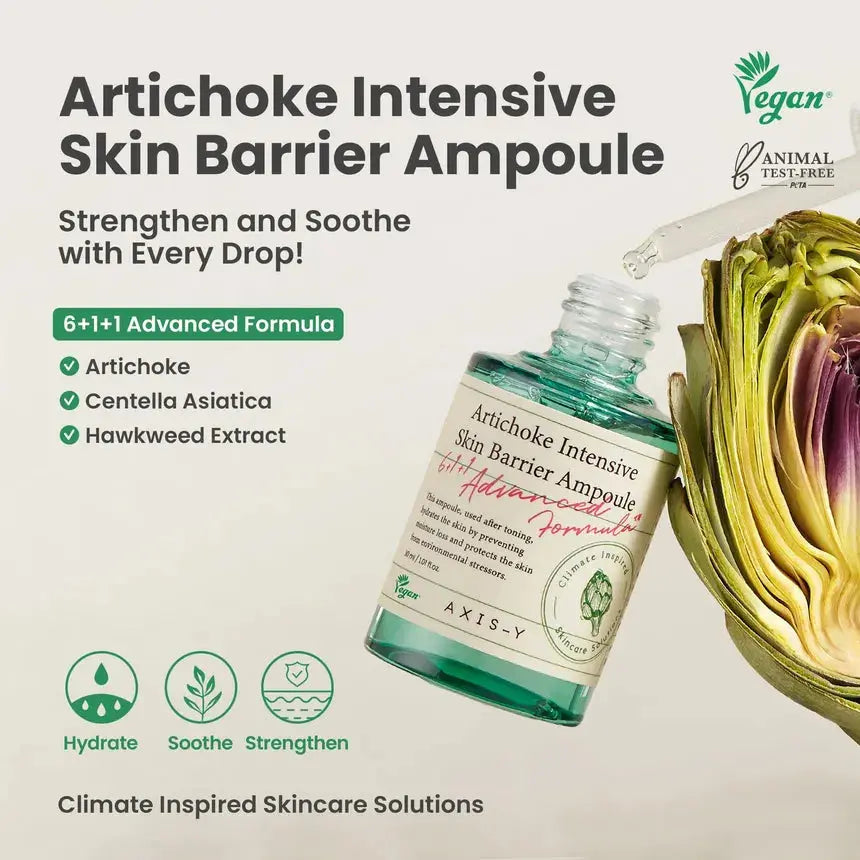 AXIS-Y – Artichoke Intensive Skin Barrier Ampoule, 30ml AXIS-Y