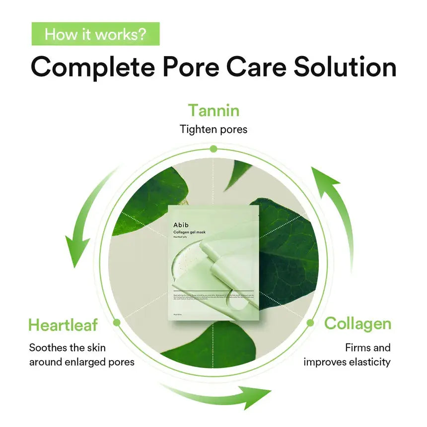 ABIB - Collagen Gel Mask Heartleaf Jelly, 35g ABIB