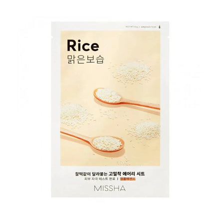 Missha – Airy Fit Sheet Mask Rice, 19g Missha