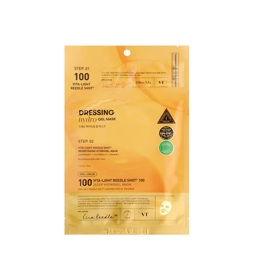 VT Cosmetics – Vita-Light Reedle Shot 100 2 Step Mask – 1.5g + 33 g VT Cosmetics
