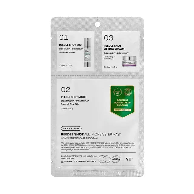 VT Cosmetics – Reedle Shot All-in-One 3-Step Mask VT Cosmetics