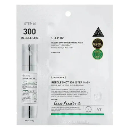 VT Cosmetics – Reedle Shot 300 2-Step Mask, 1pc VT Cosmetics