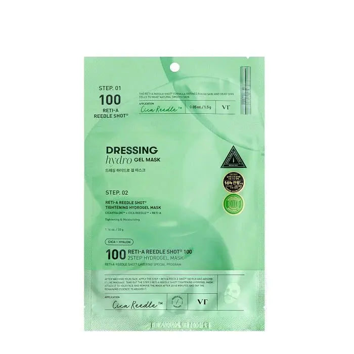 VT Cosmetics – Reti-A Reedle Shot 100 2-Step Hydrogel Mask VT Cosmetics